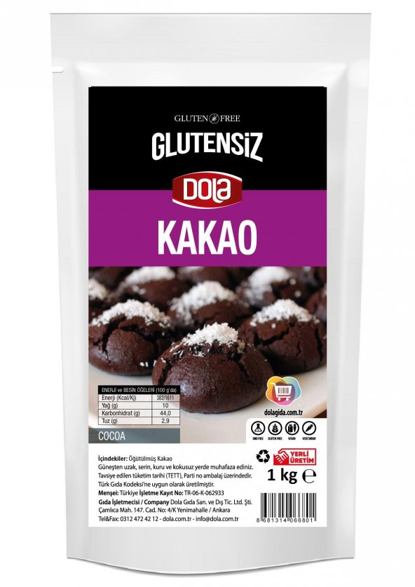 Dola Glutensiz Kakao 1 kg