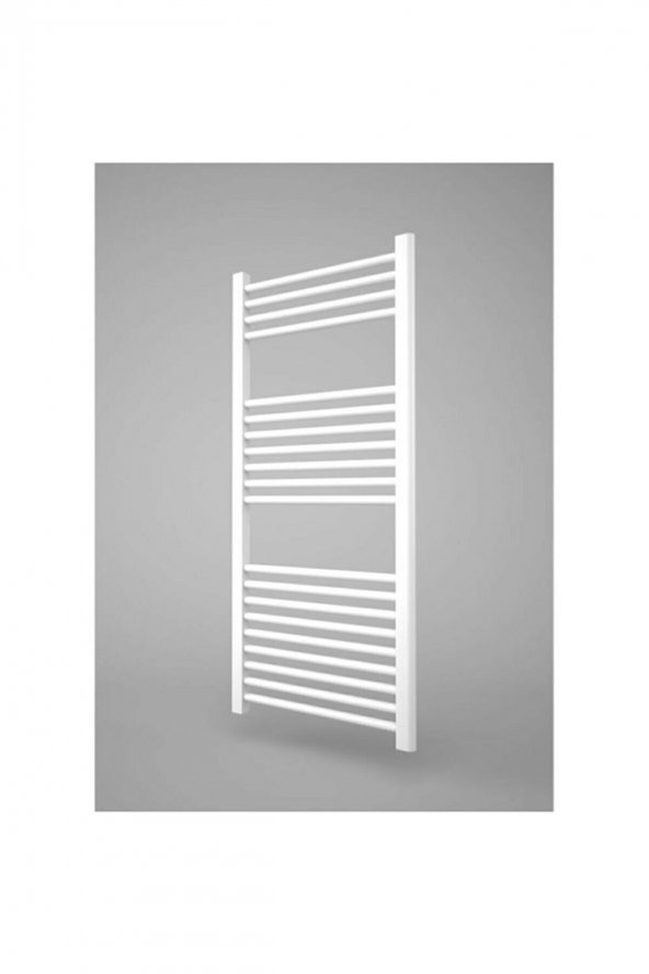 Toprak Havlupan 60/80 cm 12 Borulu Düz Beyaz Havlupan Radyatör 5 Yıl Garantili 60 X 80 - 4