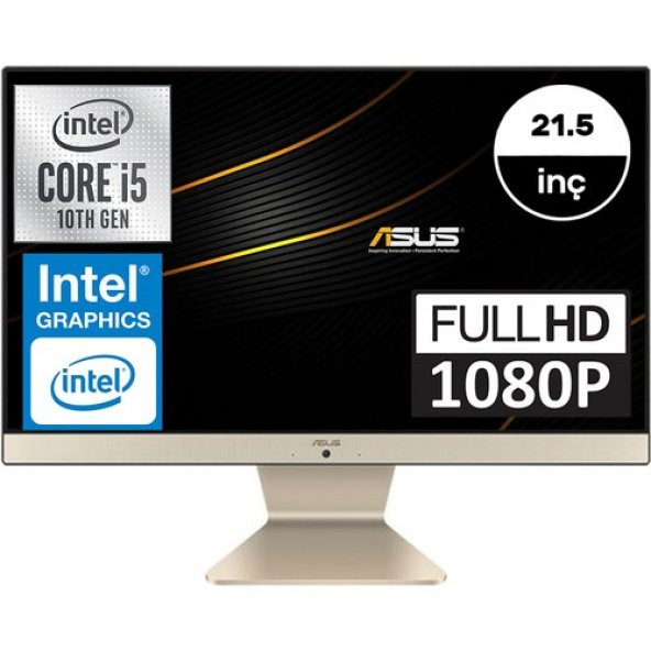 Asus V222FAK Intel Core I5 10210U 8gb 512GB SSD Freedos 21.5" Fhd All In One Bilgisayar BA025M02