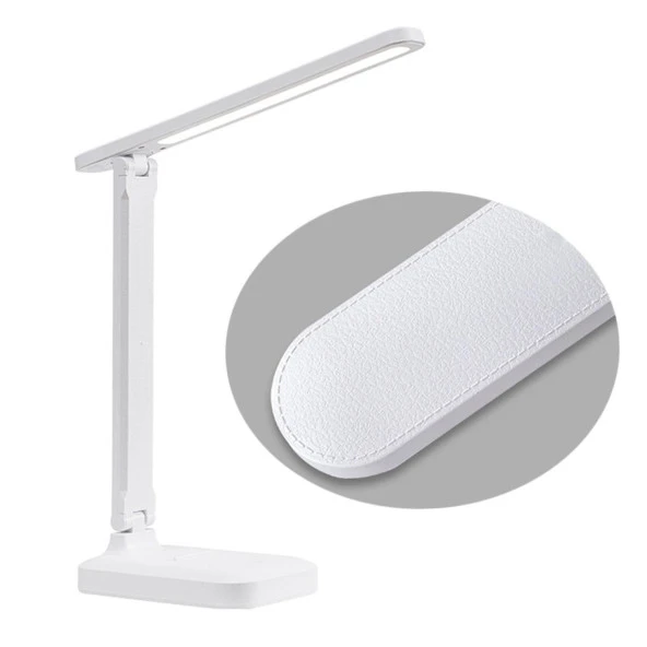 Klaus Ledli Masa Lambası 3 Modlu Oynar Başlıklı Şarjlı Çalışma Lambası 9W - 9