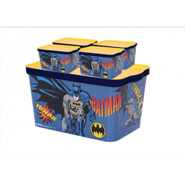 Batman 5 Li Oyuncak ve Hobi Kutu Seti