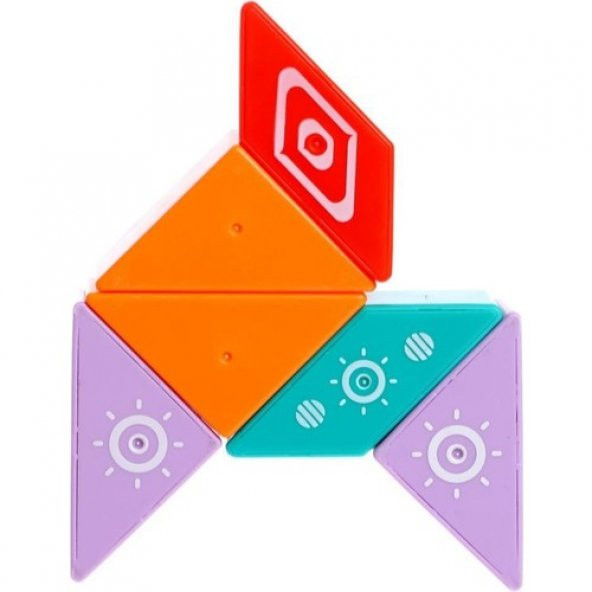 Kızılkaya 6 Parça Manyetik Zeka Blokları - Resim 4