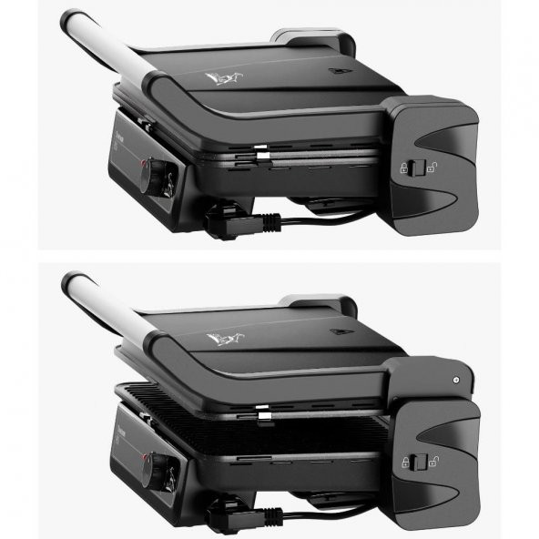 Gazzella Tst 1000 S Tostum 2000W Tost Ve Izgara Makinesi - Siyah - 3