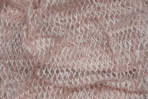 BÜYÜK BAKLAVA PUDRA  RENK TEK KANAT Hazır dikilmiş Pileli Fon Perde 300*260 cm - Resim 5