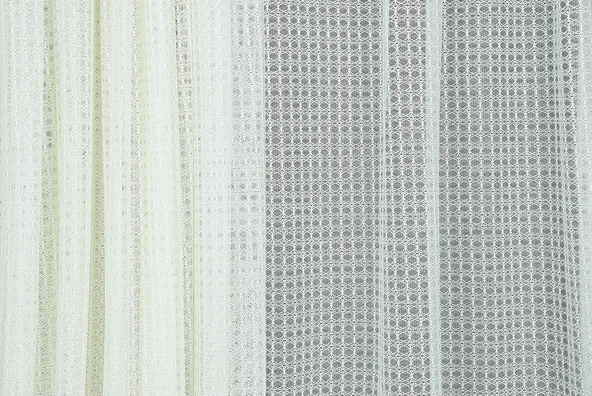 KARDELEN MODEL KREM RENK TEK KANAT Hazır dikilmiş Pileli Fon Perde 300*260 cm - Resim 3