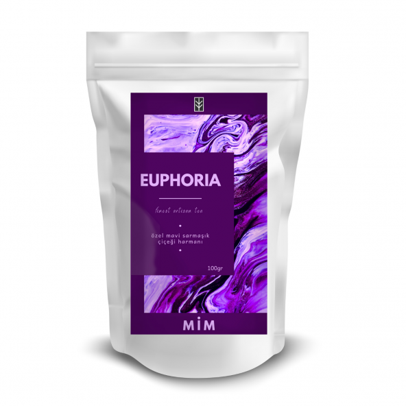 Mim and More Euphoria Tea - Ahududulu Mavi Sarmaşık Çiçeği Harmanı 100gr