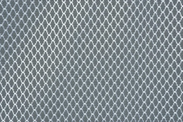 KURŞUNLU BAKLAVA MODEL BEYAZ RENK TEK KANAT Hazır dikilmiş Pileli Fon Perde 300*260 cm - Resim 4