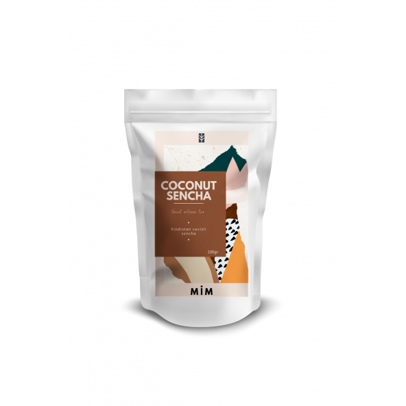 Mim Tea Coconut Sencha Tea - Hindistan Cevizli Yeşil Çay 100gr