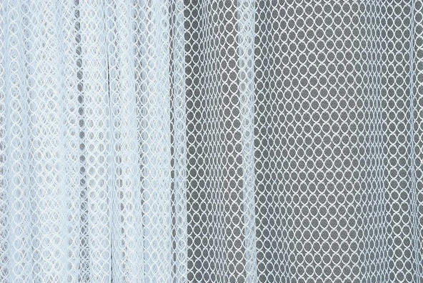 ORKİDE MODEL BEYAZ RENK TEK KANAT Hazır dikilmiş Pileli Fon Perde 300*260 cm - Resim 3