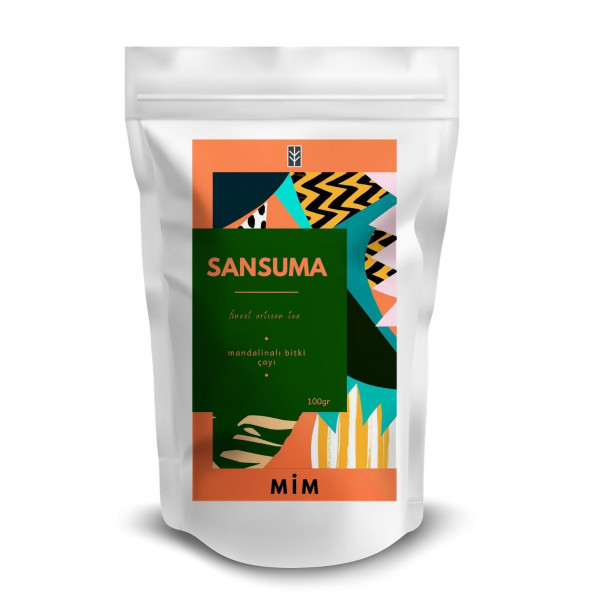Mim Tea Sansuma Tea - Mandalinalı Bitki Çayı 100GR