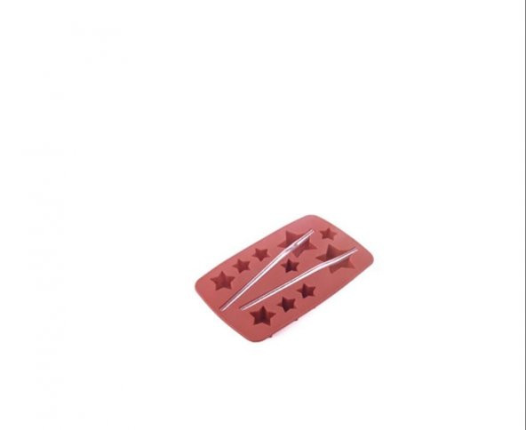 Aryıldız KLT Silikon Kırmızı Buz Kalıbı Yıldız 20x12 cm