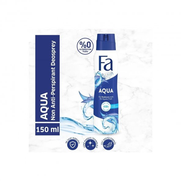 Fa Aqua Bayan Deodorant 150 Ml Yeni Ambalaj