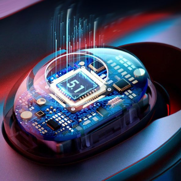 HEPU HP622 TWS Kablosuz Kulak İçi Bluetooth Kulaklık Siyah - 4