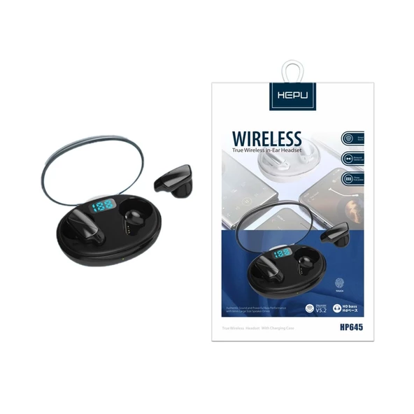 HEPU HP645 TWS Kablosuz Kulak İçi Bluetooth Kulaklık - 7