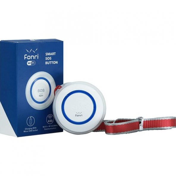 FONRI Wİ-Fİ ALARM BUTON  ( TEK BAŞINA KULLANILABİLİR)