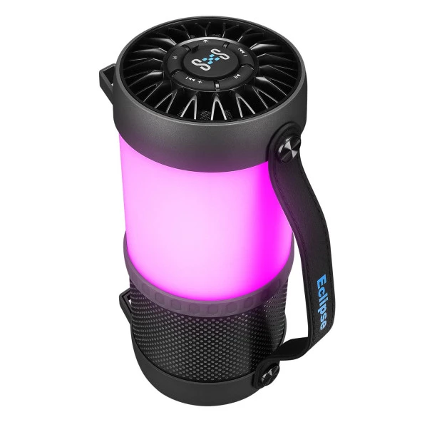 Mikado S40 ECLIPSE Led Işıklı Bluetooth/USB/AUX/FM Speaker Hoparlör - 3