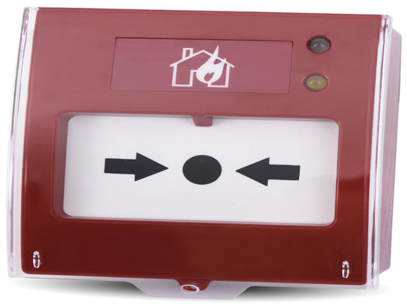 TEKNİM TFB-3165 KONVANSİYONEL YANGIN ALARM BUTONU TEKRAR KURULABİLİR