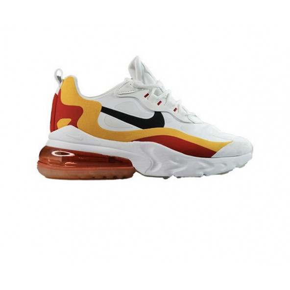 Nike Airmax 270 React Sneaker Ayakkabı Sarı Kırmızı - 3