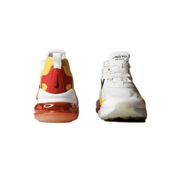 Nike Airmax 270 React Sneaker Ayakkabı Sarı Kırmızı - 5