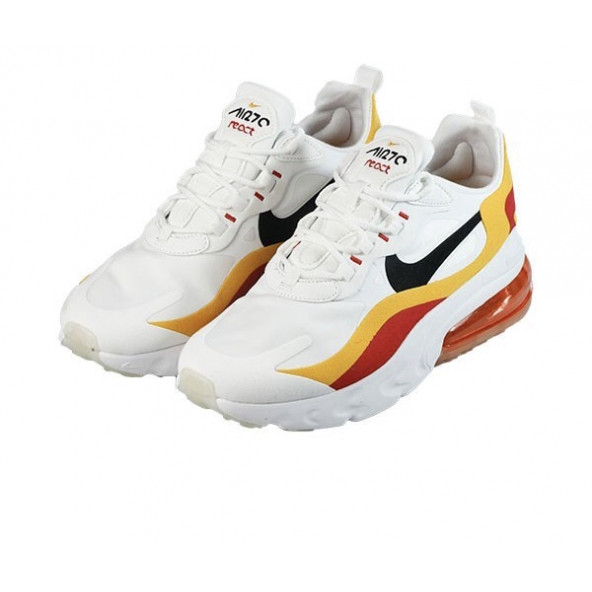 Nike Airmax 270 React Sneaker Ayakkabı Sarı Kırmızı - 6