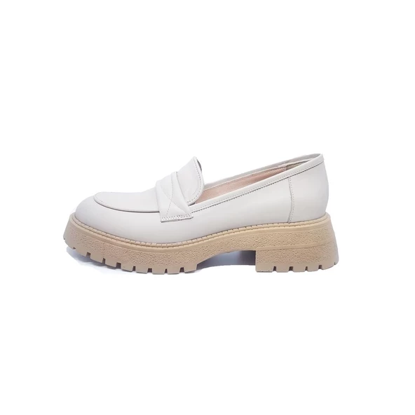 Janestt Kadın Deri Loafer Ayakkabı 108-434 - 3
