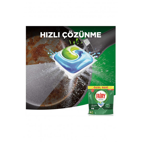 Fairy Hepsi Bir Arada Limon Özel Seri 90 Adet Bulaşık Makinesi Tableti - 4