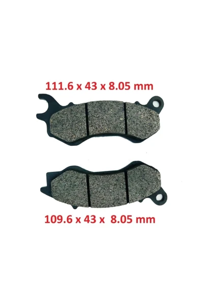 Honda Pcx 125 Ön Fren Disk Balata (2011-2017) ürün görseli