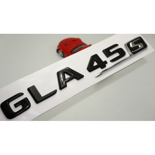 GLA 45S Bagaj Parlak Siyah ABS 3M 3D Yazı Logo