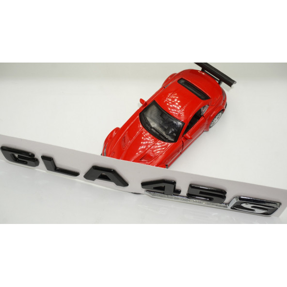 GLA 45S Bagaj Parlak Siyah ABS 3M 3D Yazı Logo - Resim 4