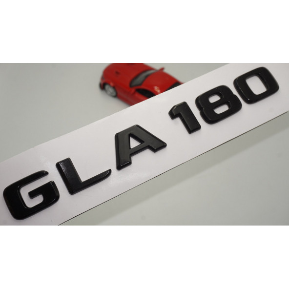 GLA 180 Bagaj Parlak Siyah ABS 3M 3D Yazı Logo