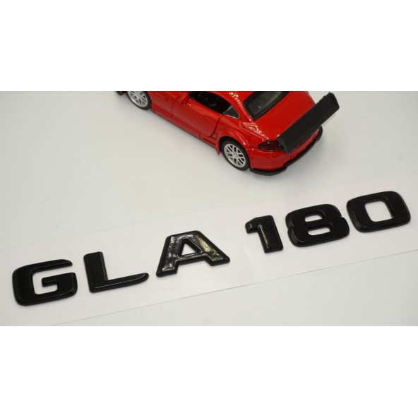 GLA 180 Bagaj Parlak Siyah ABS 3M 3D Yazı Logo - 3