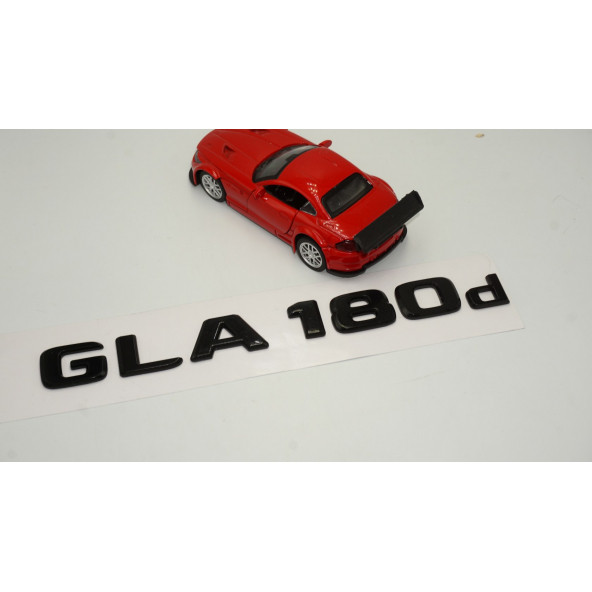 GLA 180d Bagaj Parlak Siyah ABS 3M 3D Yazı Logo - 2