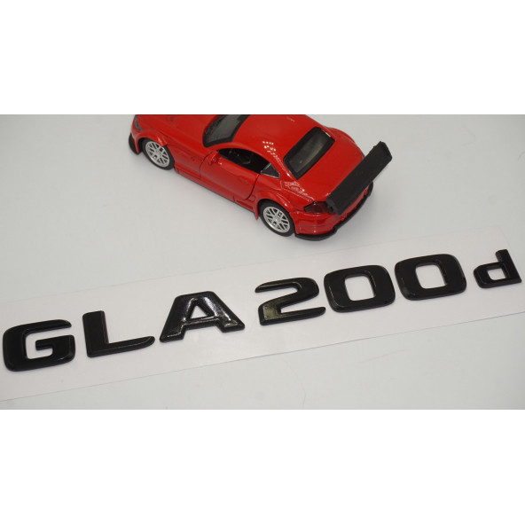 GLA 200d Bagaj Parlak Siyah ABS 3M 3D Yazı Logo - 3