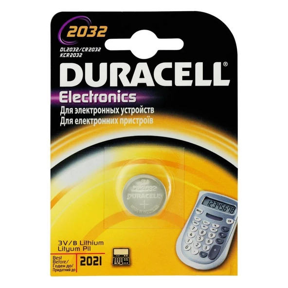 Duracell CR 2032 Lityım Pil 3 Volt