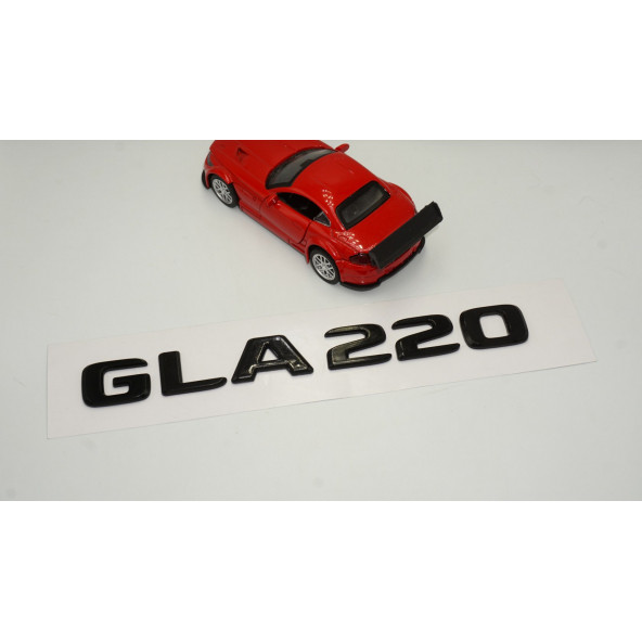 GLA 220 Bagaj Parlak Siyah ABS 3M 3D Yazı Logo - Resim 2