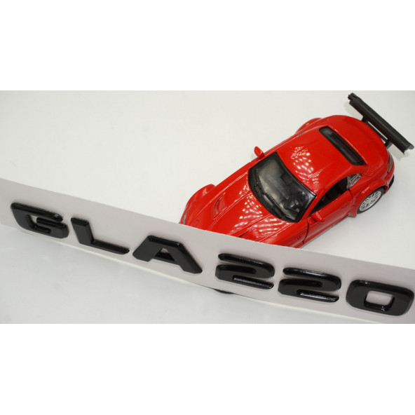 GLA 220 Bagaj Parlak Siyah ABS 3M 3D Yazı Logo - Resim 4