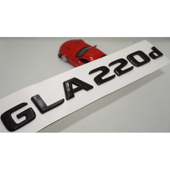 GLA 220d Bagaj Parlak Siyah ABS 3M 3D Yazı Logo