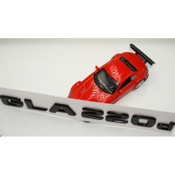 GLA 220d Bagaj Parlak Siyah ABS 3M 3D Yazı Logo - Resim 4