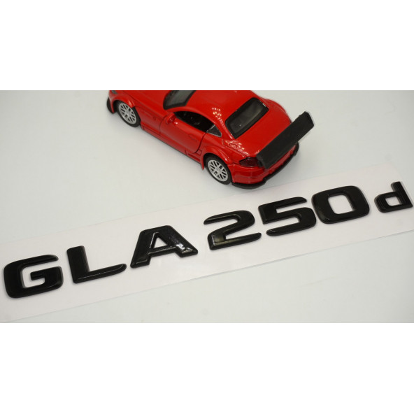 GLA 250d Bagaj Parlak Siyah ABS 3M 3D Yazı Logo - 3