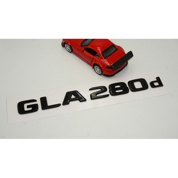 GLA 280d Bagaj Parlak Siyah ABS 3M 3D Yazı Logo - Resim 2