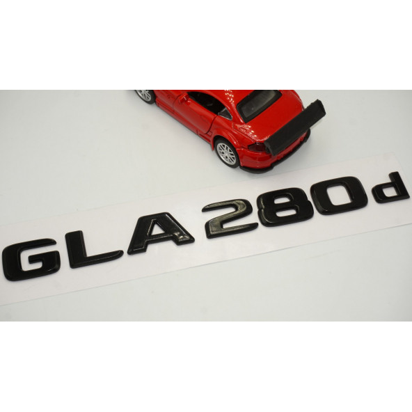 GLA 280d Bagaj Parlak Siyah ABS 3M 3D Yazı Logo - Resim 3