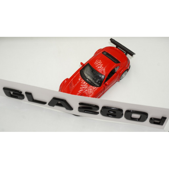 GLA 280d Bagaj Parlak Siyah ABS 3M 3D Yazı Logo - Resim 4