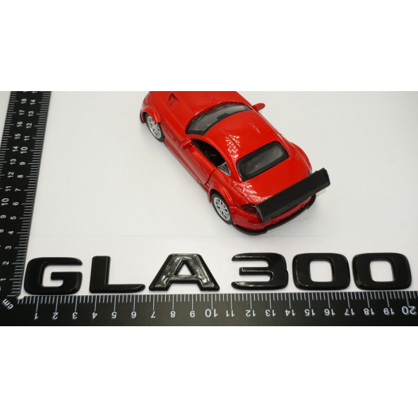 GLA 300 Bagaj Parlak Siyah ABS 3M 3D Yazı Logo - Resim 5
