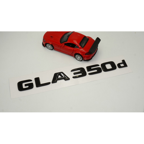 GLA 350d Bagaj Parlak Siyah ABS 3M 3D Yazı Logo - 2