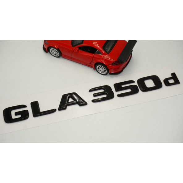 GLA 350d Bagaj Parlak Siyah ABS 3M 3D Yazı Logo - 3