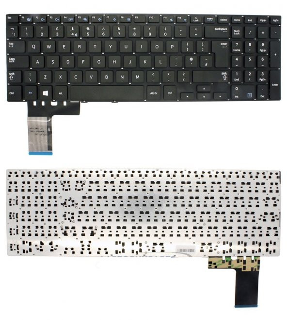 Samsung NP350R5E NP370R5E Notebook Klavyesi - Siyah - TR