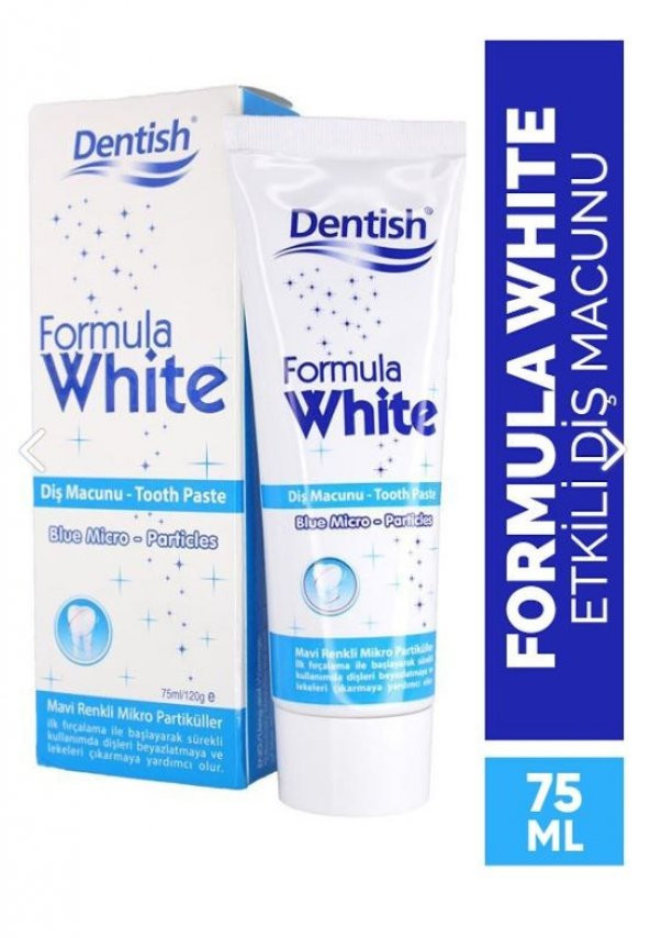 Dentish Diş Macun Formula White 120 ml 8697417440202