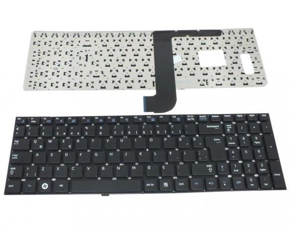 Samsung RC530 NP-RC530 Notebook Klavyesi - Siyah - TR