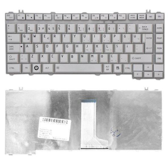 Toshiba Satellite M305-S4848 M305-S4860 Klavye (Gri TR)