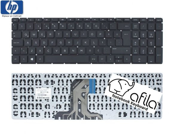 HP 15-AY118NT, 15-ay118nt 1AM99EA Notebook Klavyesi (Siyah TR) - 5